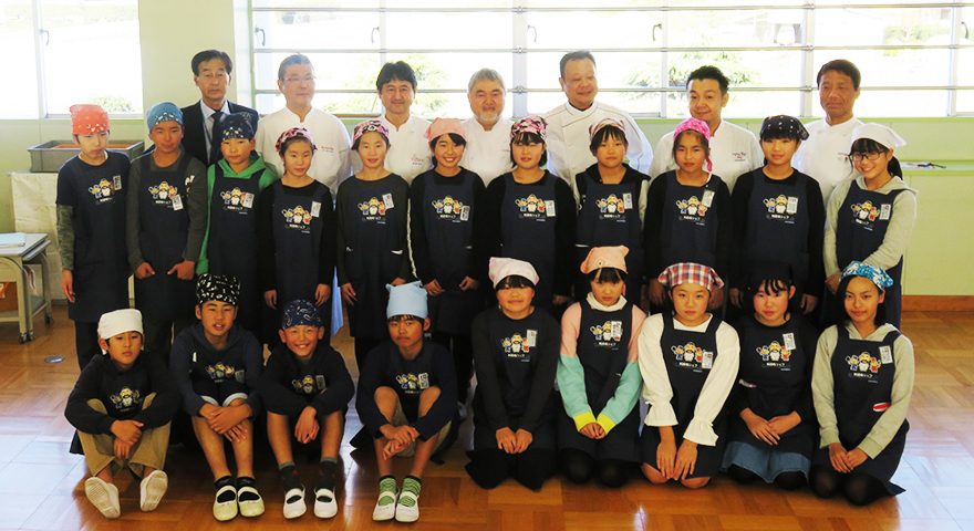 KIDS-シェフレポート 熊本県益城町立津森小学校