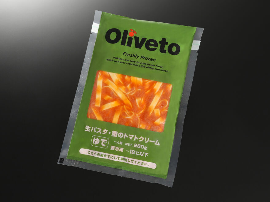 Oliveto生パスタ 蟹のトマトクリーム | Oliveto | 商品カテゴリ一覧 | 株式会社ヤヨイサンフーズ